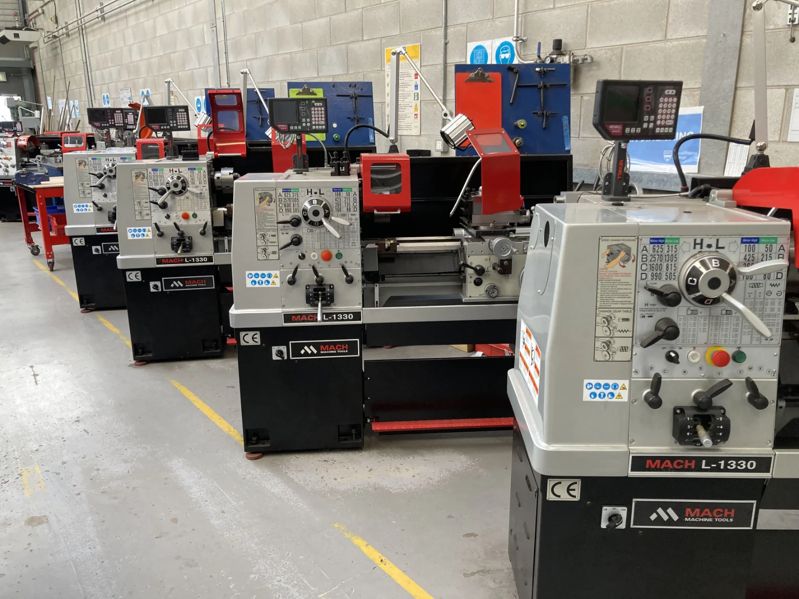 Since 2022, MACH Machine Tools has supplied Herefordshire, Ludlow and North Shropshire College (HLNSC) with two manual milling machines and seven manual lathes.